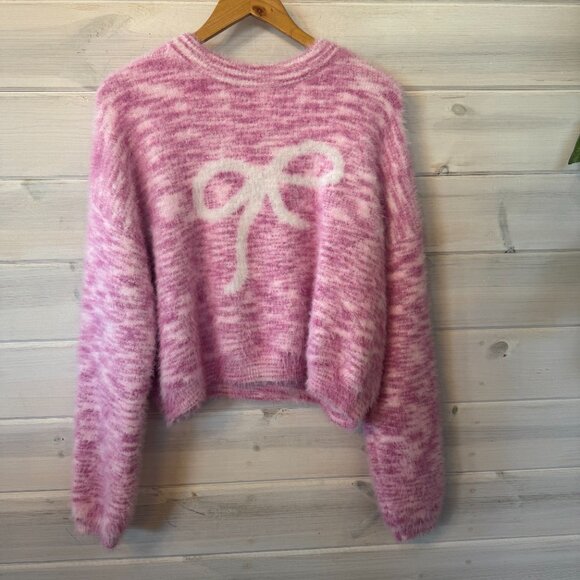Pink Ribbon Sweater - Picture 2 of 3